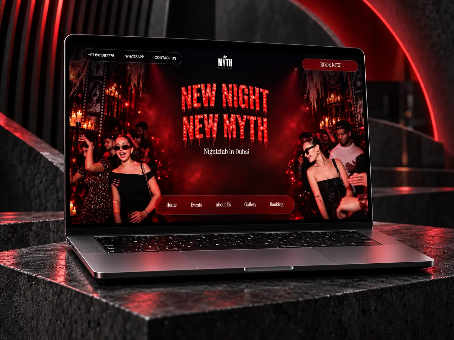 SEO для The Myth Dubai: +200% кликов из Google за 3 месяца